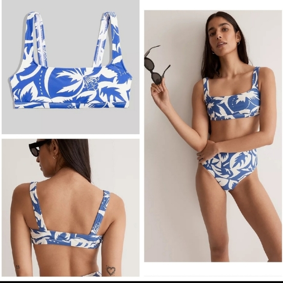 Madewell Other - Madewell Second Wave Balconette Bikini Top in Tropicale Floral